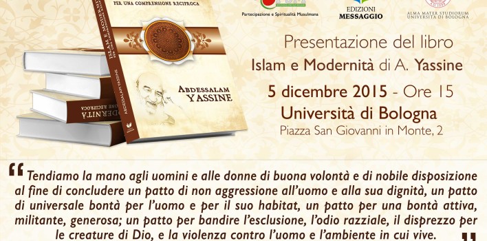 Presentazione libro “Islam e modernità” di Abdessalam Yassine all’università di Bologna